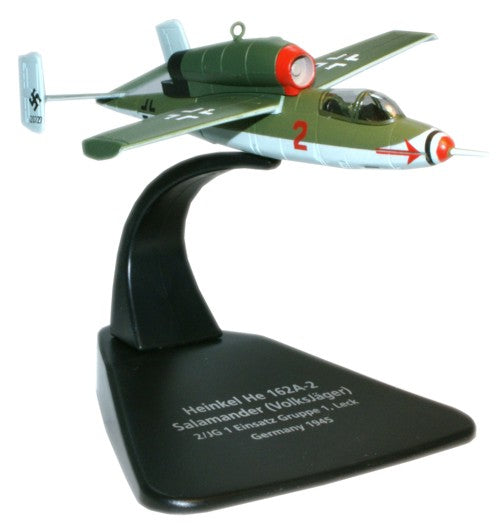 Heinkel He 162A-2 Volksjäger, 1:72 Scale Model By Oxford Diecast