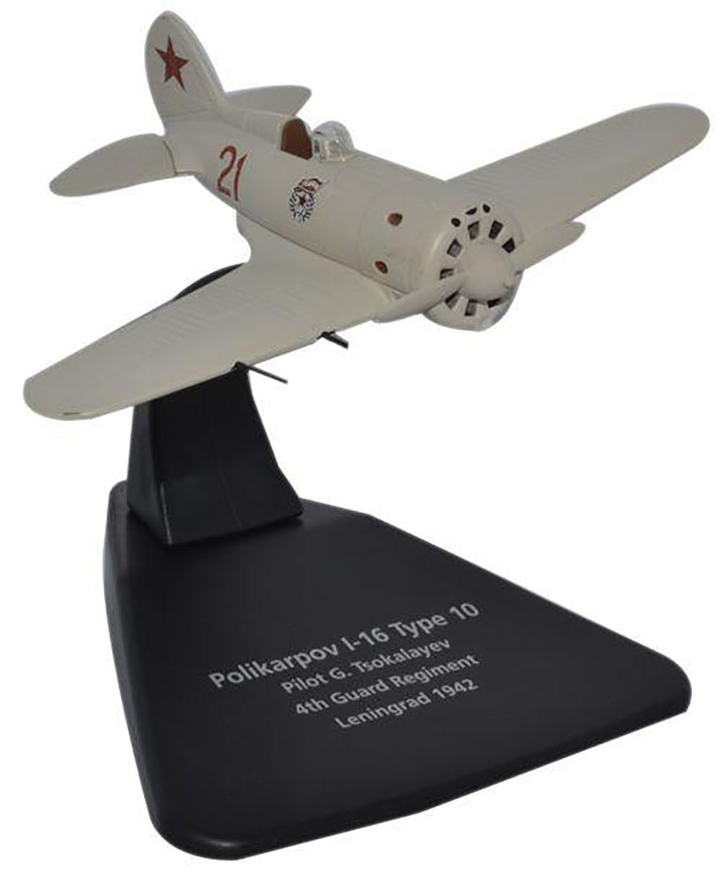 Polikarpov I-16 Leningrad 1942 1/72 Scale Model By Oxford Diecast