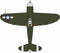 Republic P-47D Thunderbolt,1:72 Scale Model