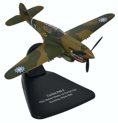 Curtiss P-40E Warhawk “Flying Tigers”, 1:72 Scale Model By Oxford Diecast