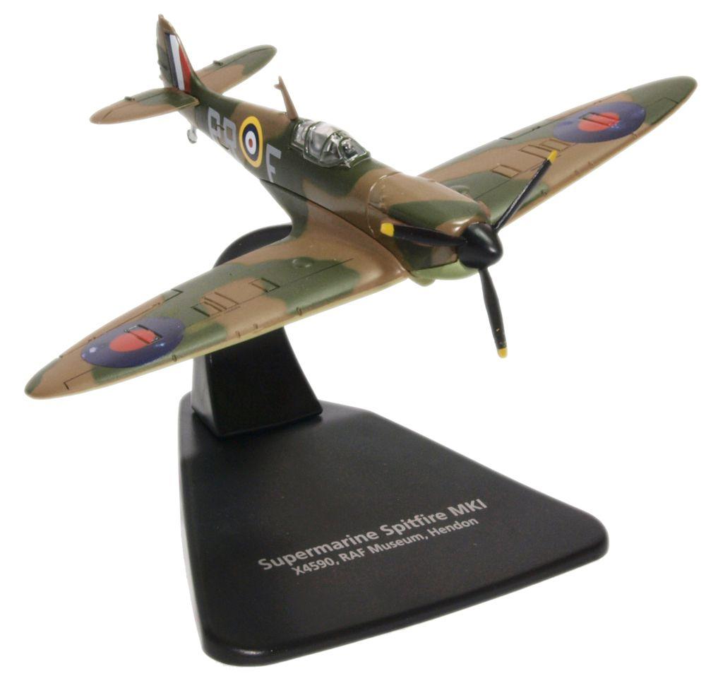 Supermarine Spitfire MK I, No 609 (West Riding) Squadron RAF, 1940,1:72 Scale Model By Oxford Diecast