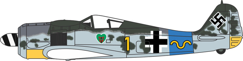 Focke-Wulf  Fw 190 A-8 1944 1:72 Scale Model By Oxford Diecast