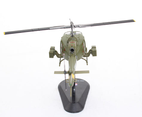 Bell UH-1B Iroquois (Huey - Heavy Hog) 128th AHC 1968 1:72 Scale Diecast Model By Amercom Rear View
