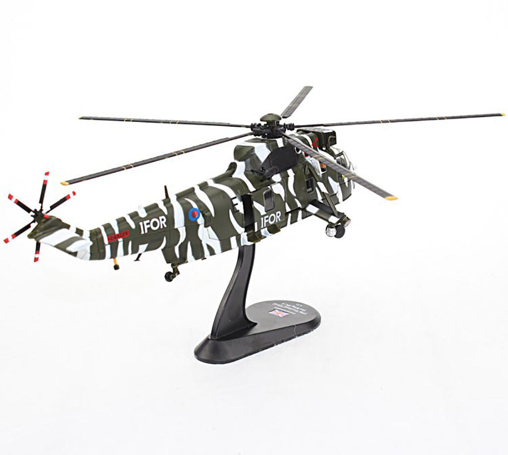 Westland WS-61 Sea King HC.4 Royal Navy 1996 1:72 Scale Model By Amercom Right Rear View