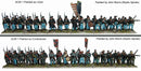 American Civil War Infantry 1861-1865, 28 mm Scale Model Plastic Figures