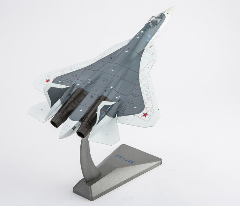 Sukhoi Su-57 (T-50) Felon 1:72 Scale Diecast Model By Air Force 1 Right Rear View
