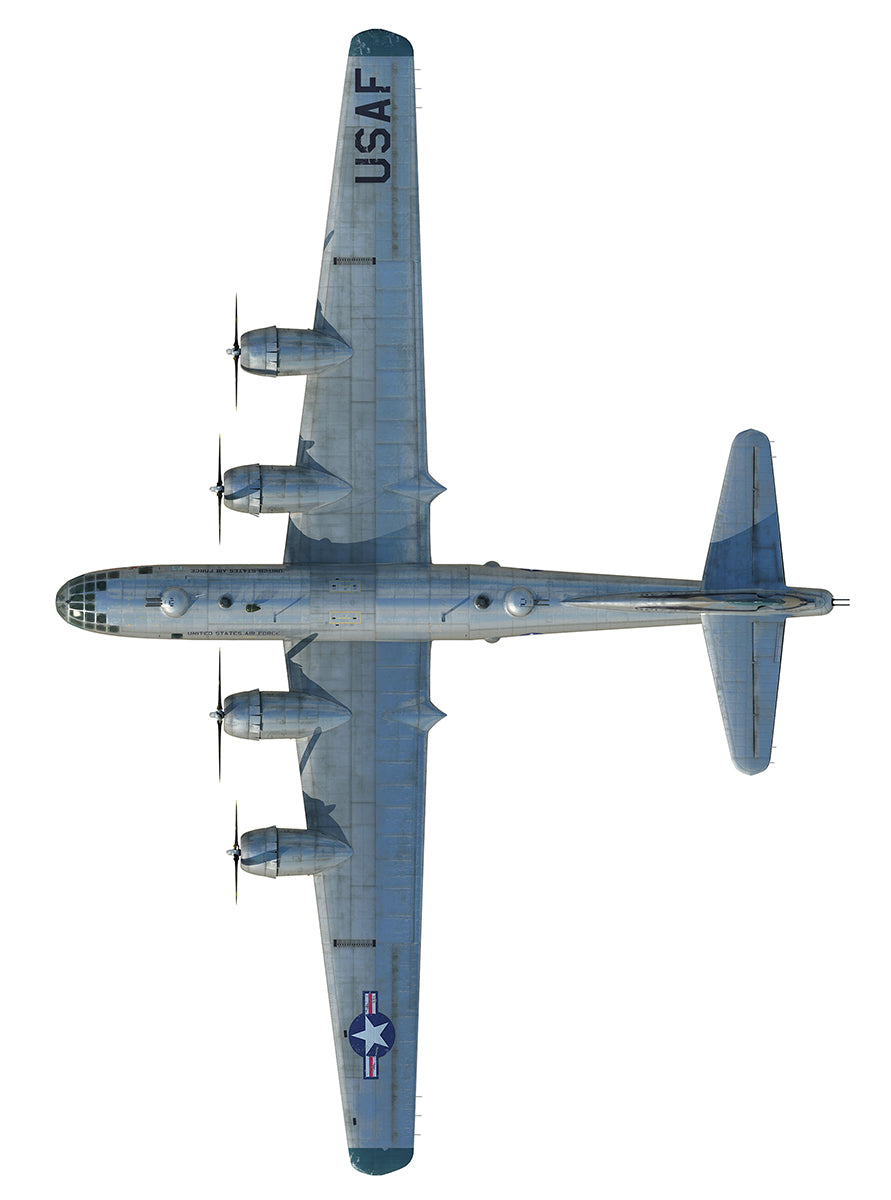 Boeing B-29 Superfortress "Raz'n Hell" 1/144 Scale Model By AF1 Top Image