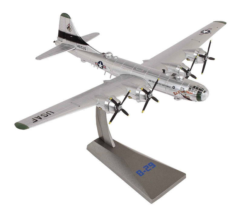 Boeing B-29 Superfortress "Raz'n Hell" 1/144 Scale Model By AF1 Right Front On Stand
