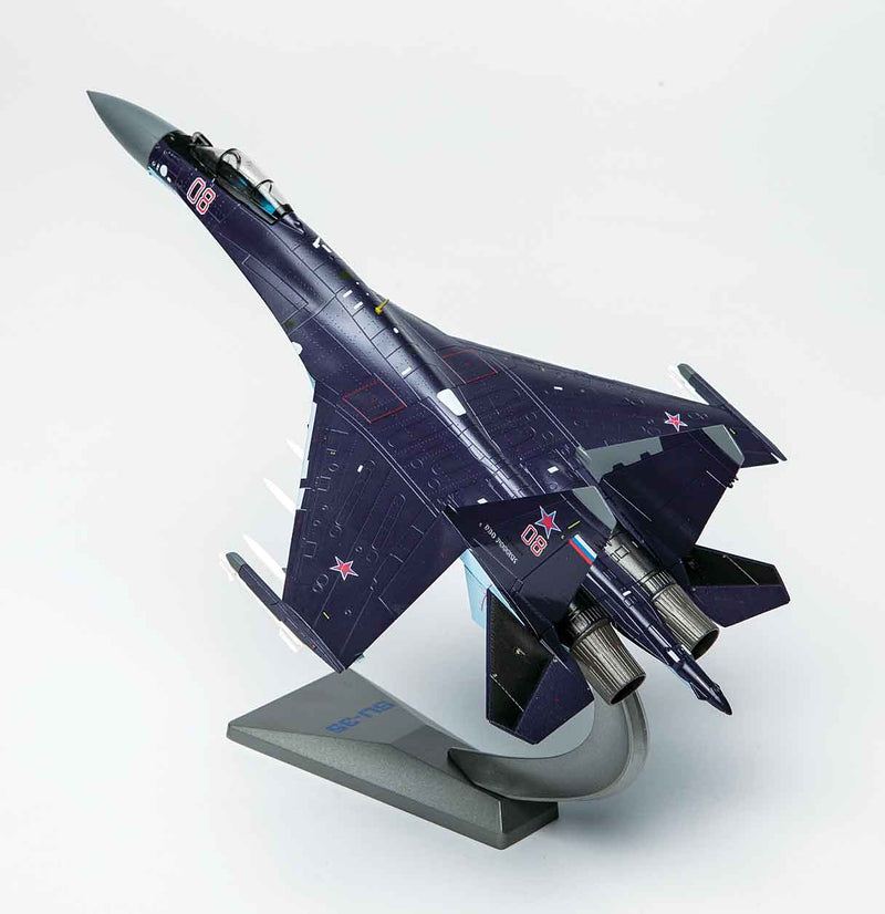 Sukhoi Su-35 Flanker E 1/72 Scale Model By Air Force 1 Left Rear View