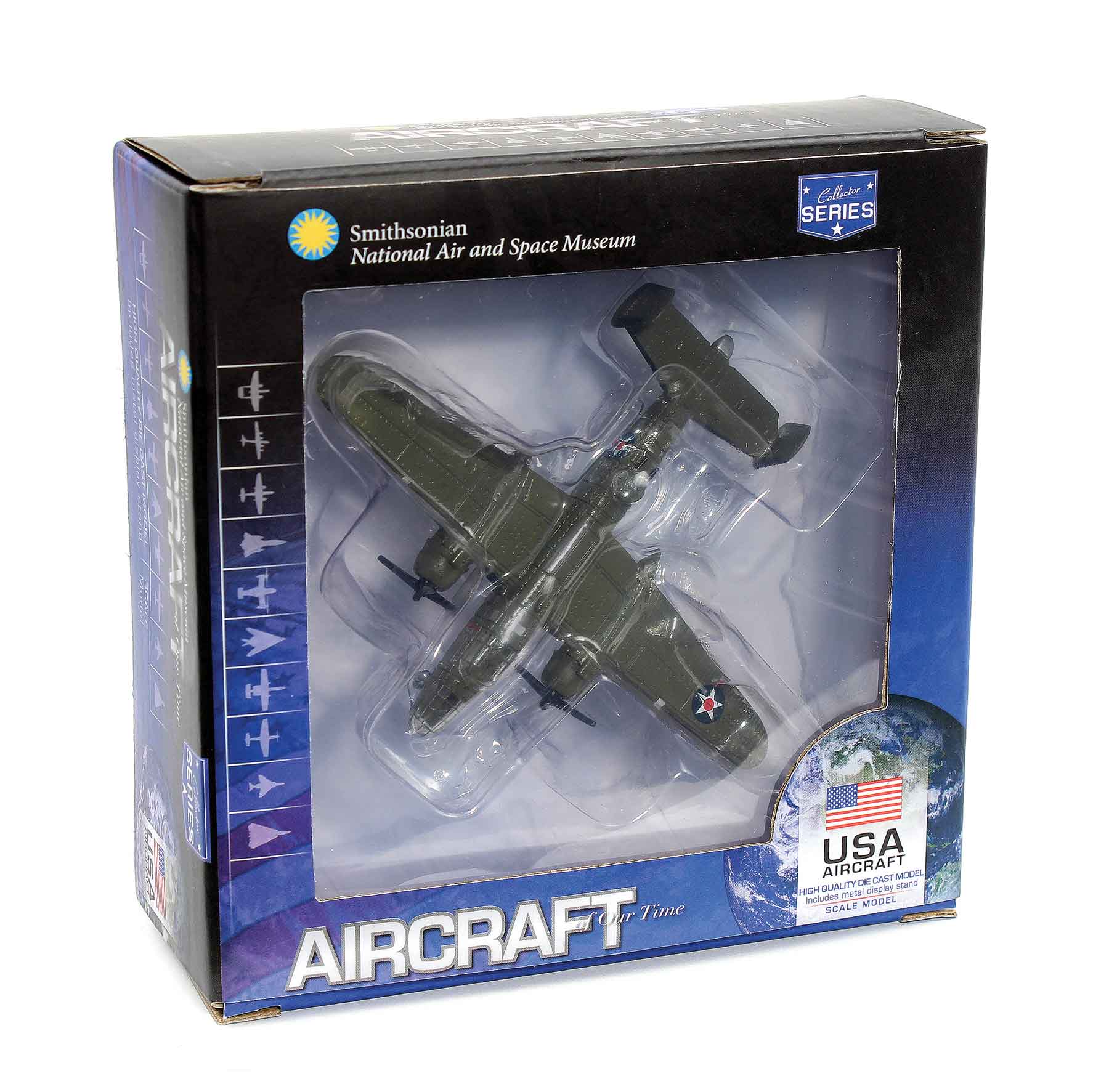 North American B-25B Mitchell Doolittle Raid 1942, 1:200 Scale Diecast Model By Air Force 1 Box