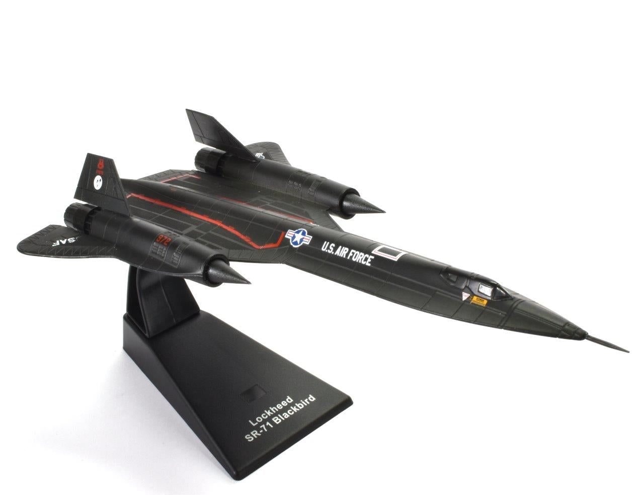 Lockheed Martin SR-71A Blackbird #61-7972 1:200 Scale Diecast Model By Atlas Editions