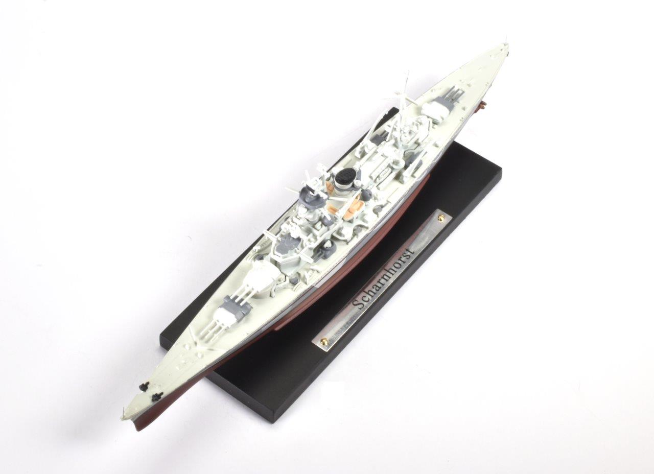 German Kriegsmarine Battleship Scharnhorst 1/1250 Scale Model By Atlas Editions