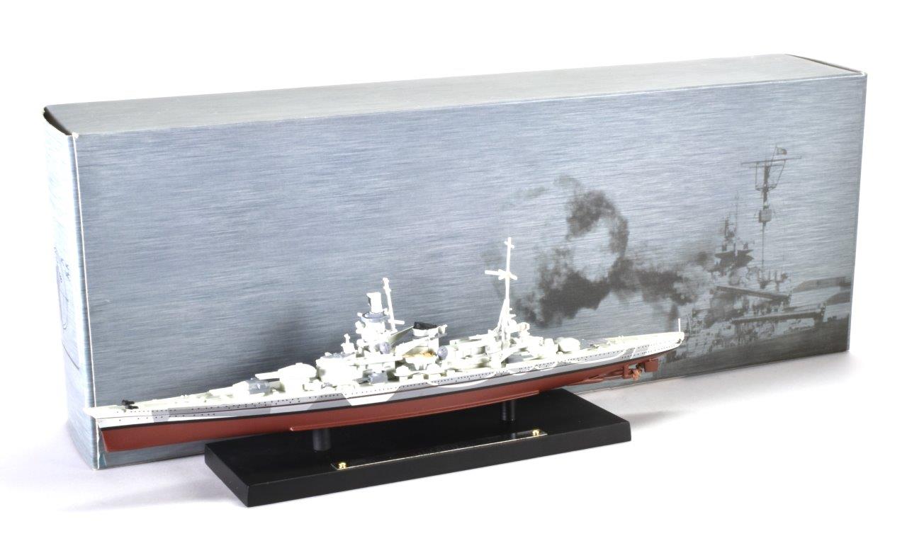 German Kriegsmarine Battleship Scharnhorst 1/1250 Scale Model By Atlas Editions