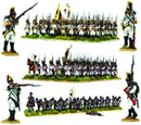 Napoleonic Austrian Infantry 1798 - 1809, 28 mm Scale Model Plastic Figures Painted Examples