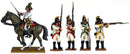 Napoleonic Austrian Infantry 1798 - 1809, 28 mm Scale Model Plastic Figures Painted Examples