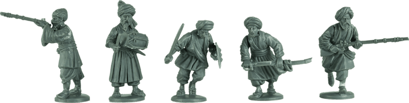 Afghan Tribesmen 1800 - 1900, 28 mm Scale Model Plastic Figures