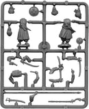 Afghan Tribesmen 1800 - 1900, 28 mm Scale Model Plastic Figures Command Frame