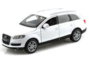 Audi Q7 2009 (White) 1:24 Scale Diecast Car By Welly Left Front View