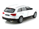 Audi Q7 2009 (White) 1:24 Scale Diecast Car By Welly Right Rear View