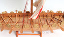 Drakkar Viking Wooden Scale Model Close Up