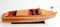 Chris Craft Runabout, Wooden Scale Model Starboard Side Top View