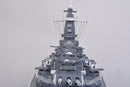 USS Alabama Battleship BB-60, Wooden Scale Model Superstructure Front View