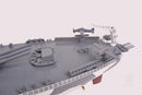 USS Alabama Battleship BB-60, Wooden Scale Model Catapults Clost Up