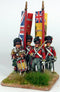 Napoleonic British Highland Centre Companies, 28 mm Scale Model Plastic Figures Command Element