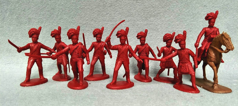 Napoleonic Wars British Highland Infantry Officers 1803 – 1815, 54 mm (1/32) Scale Plastic Figures