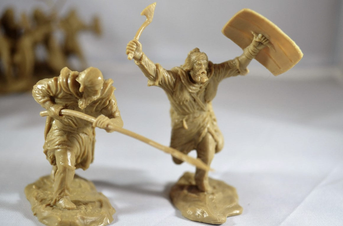 Barbarians 1/32 (54 mm) Scale Plastic Figures Close Up #2