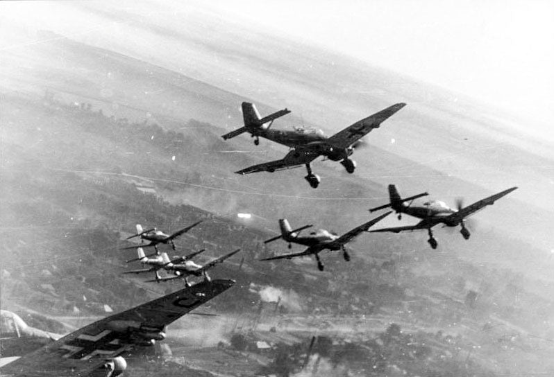 Ju 87 D's over the Eastern Front, December 22, 1943