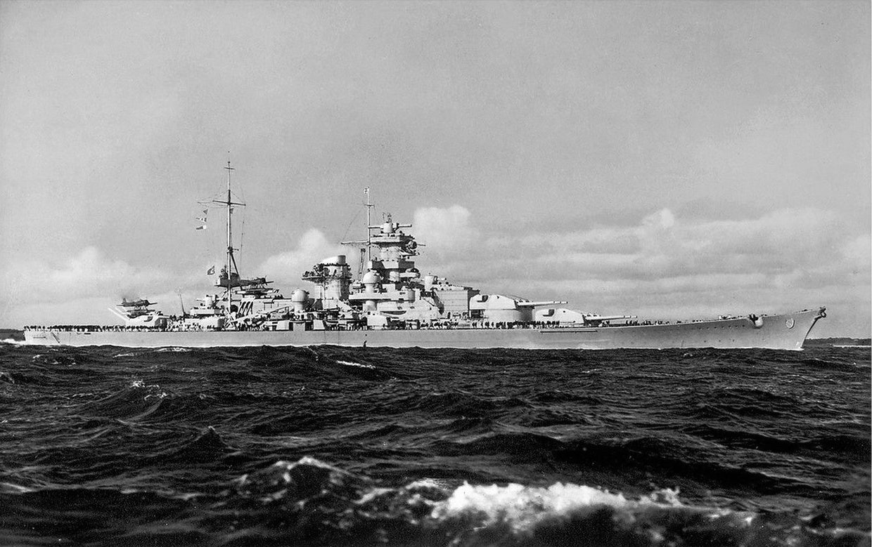 Scharnhorst Battleship At Sea 1939