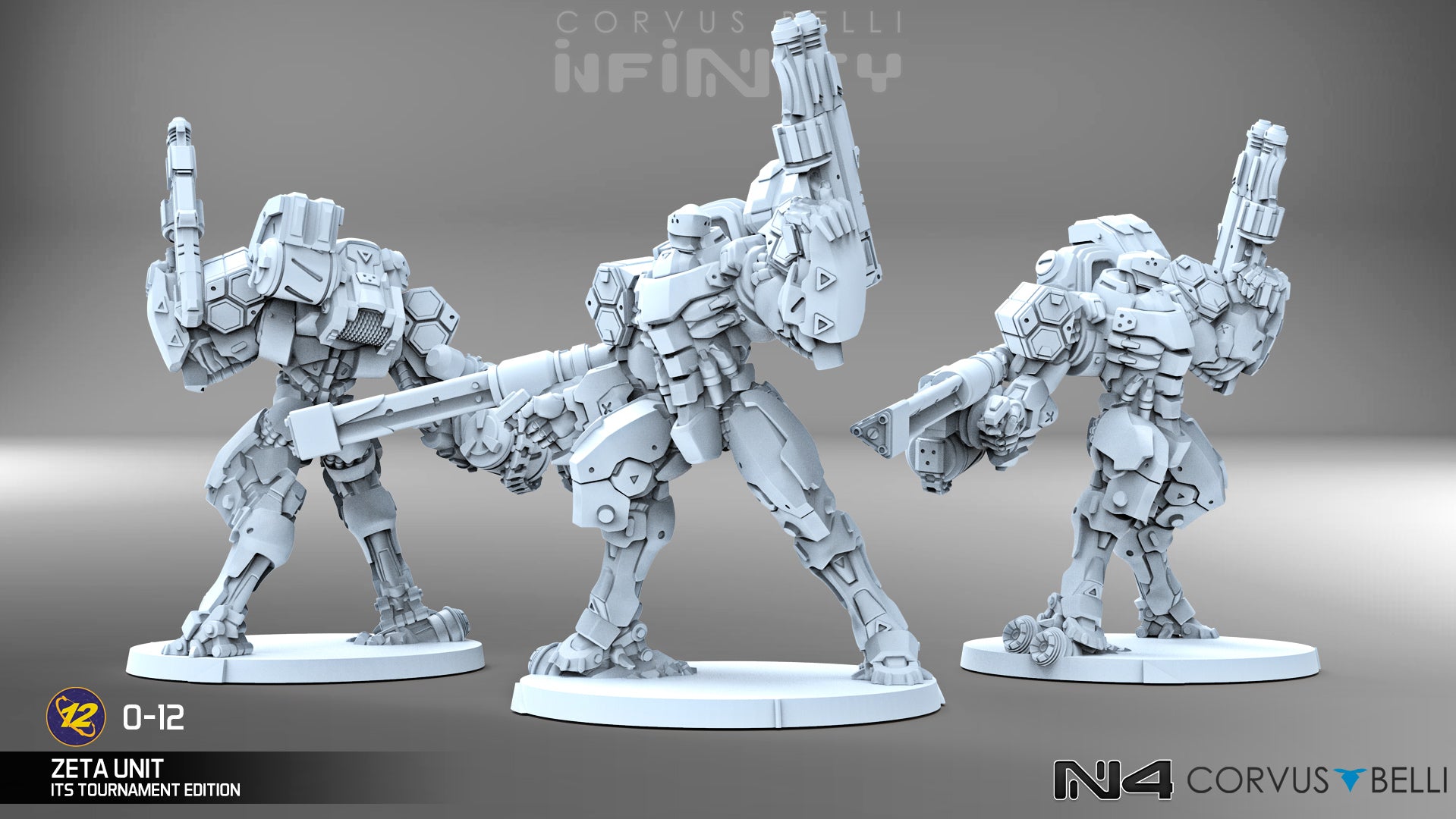 Infinity Tournament System Season 13 “Frozen Roads” Special Tournament Pack TAG Zeta Unit (Thermoplastic) Unpainted