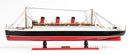 RMS Queen Mary Wooden Scale Model Port Side View