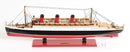 RMS Queen Mary Wooden Scale Model Port Top View