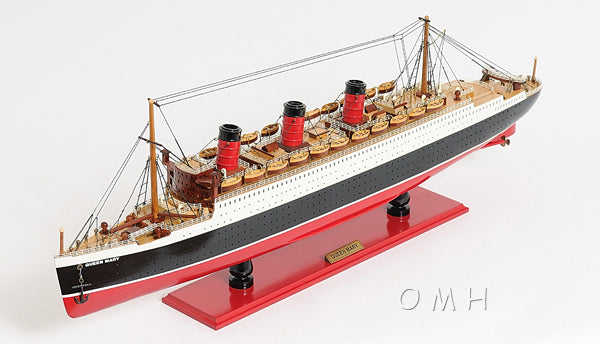 RMS Queen Mary Wooden Scale Model