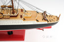 RMS Queen Mary Wooden Scale Model Aft Top View