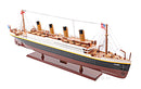RMS Titanic (Large) Wooden Scale Model Starboard Bow Top View