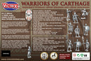 Warriors Of Carthage, 28 mm Scale Model Plastic Figures Back Of Packaging