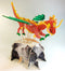Flying Dragon Automata Wooden Kit Painted Example