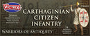 Carthaginian Citizen Infantry, 28 mm Scale Model Plastic Figures