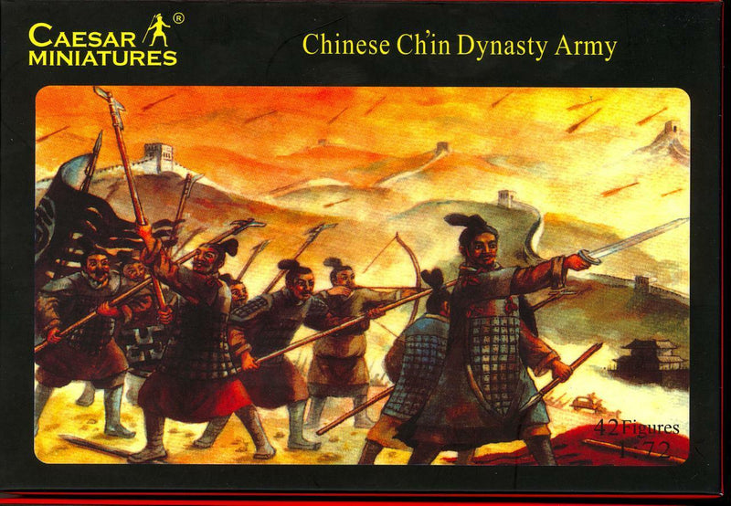 Ancient Chinese Ch’in (Qin) Dynasty Army Figures 1/72 Scale By Caesar Miniatures