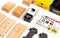 Castor Set Wooden Car Kit Box Contents