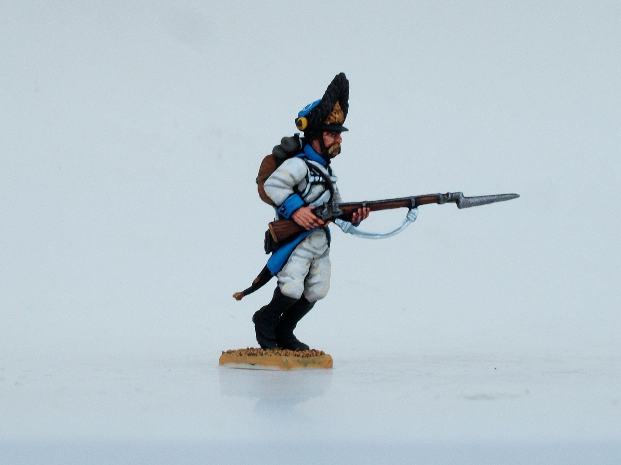 Napoleonic Austrian Grenadiers 1798 - 1815, 28 mm Scale Model Plastic Figures Detailed Close Up