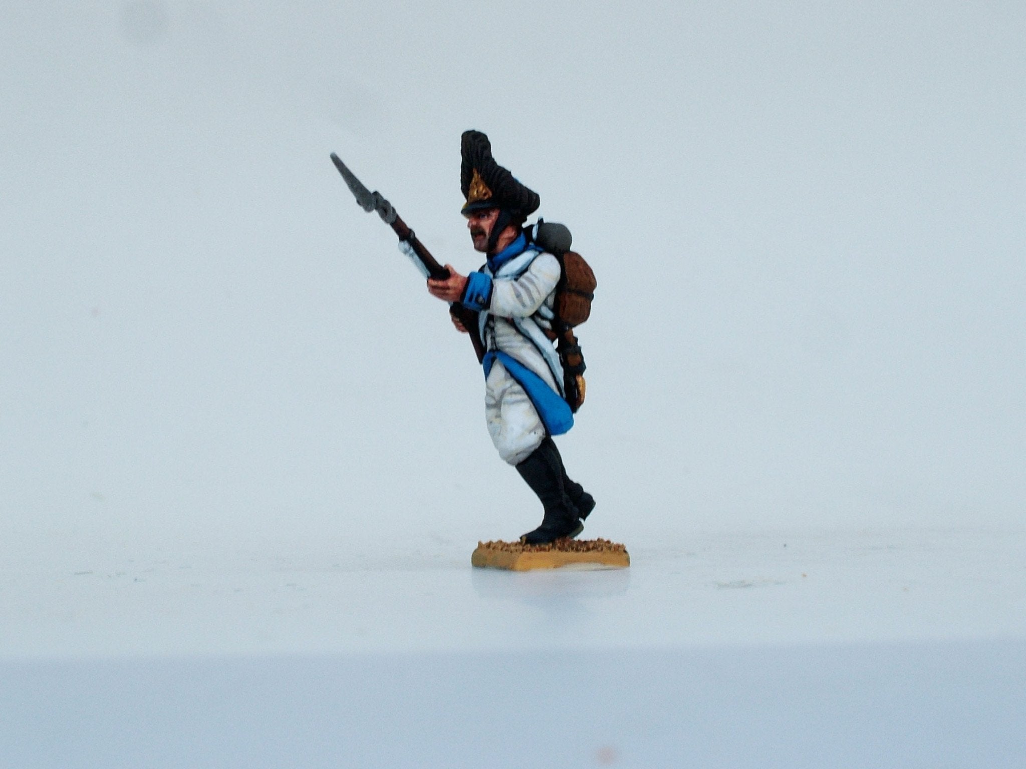 Napoleonic Austrian Grenadiers 1798 - 1815, 28 mm Scale Model Plastic Figures Detailed Close Up