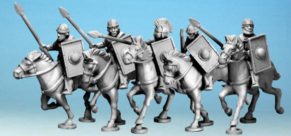 Oathmark Human Cavalry, 28 mm Scale Model Plastic Figures Unpainted Examples