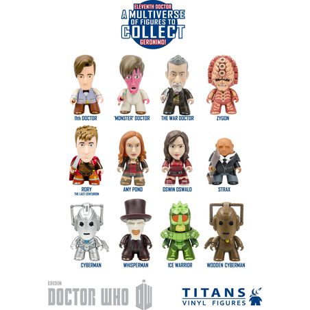 Doctor Who TITANS: 11th Doctor: The "Geronimo!" Collection Blind Box Vinyl Figure By Titan Merchandise
