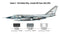 Convair B-58 Hustler, 1/72 Scale Plastic Model Kit 43rd BW Livery 1962