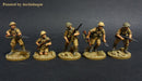 British & Commonwealth Infantry “Desert Rats” 1940-1943 (28 mm) Scale Model Plastic Figures Painted Example