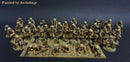 British & Commonwealth Infantry “Desert Rats” 1940-1943 (28 mm) Scale Model Plastic Figures Completed Kit